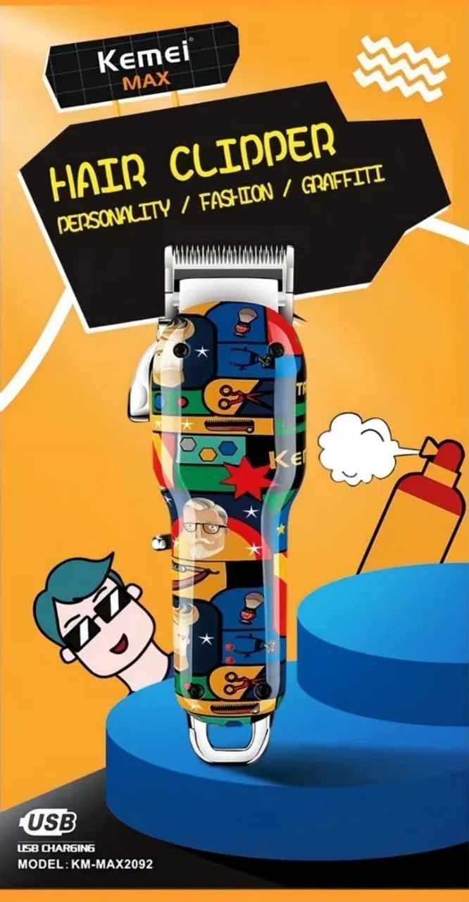 MAQUINA CORTE DE CABELO SEM FIO - Foto 4