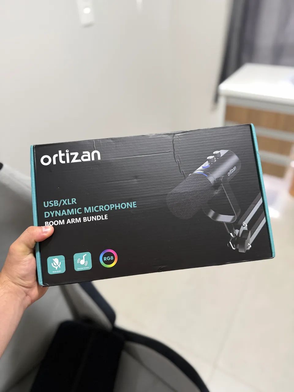 Microfone de mesa condensador  - Foto 2