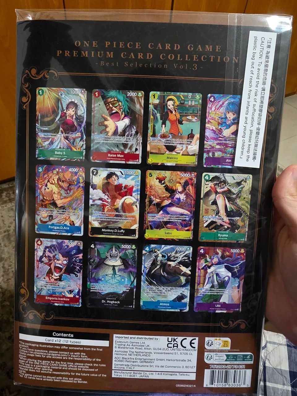 One Piece TCG Card Game Premium Card Collection Vol. 3 Inglês