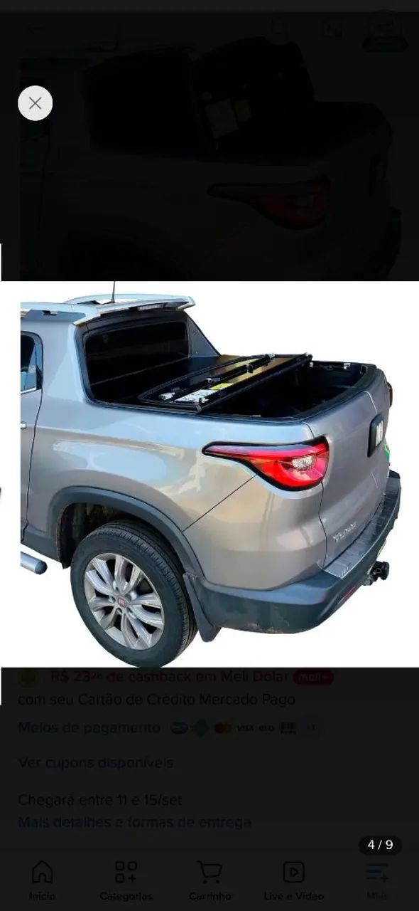 Capota Rígida Dobrável Flash Fold Fiat Toro 2017 A 26 - Foto 3