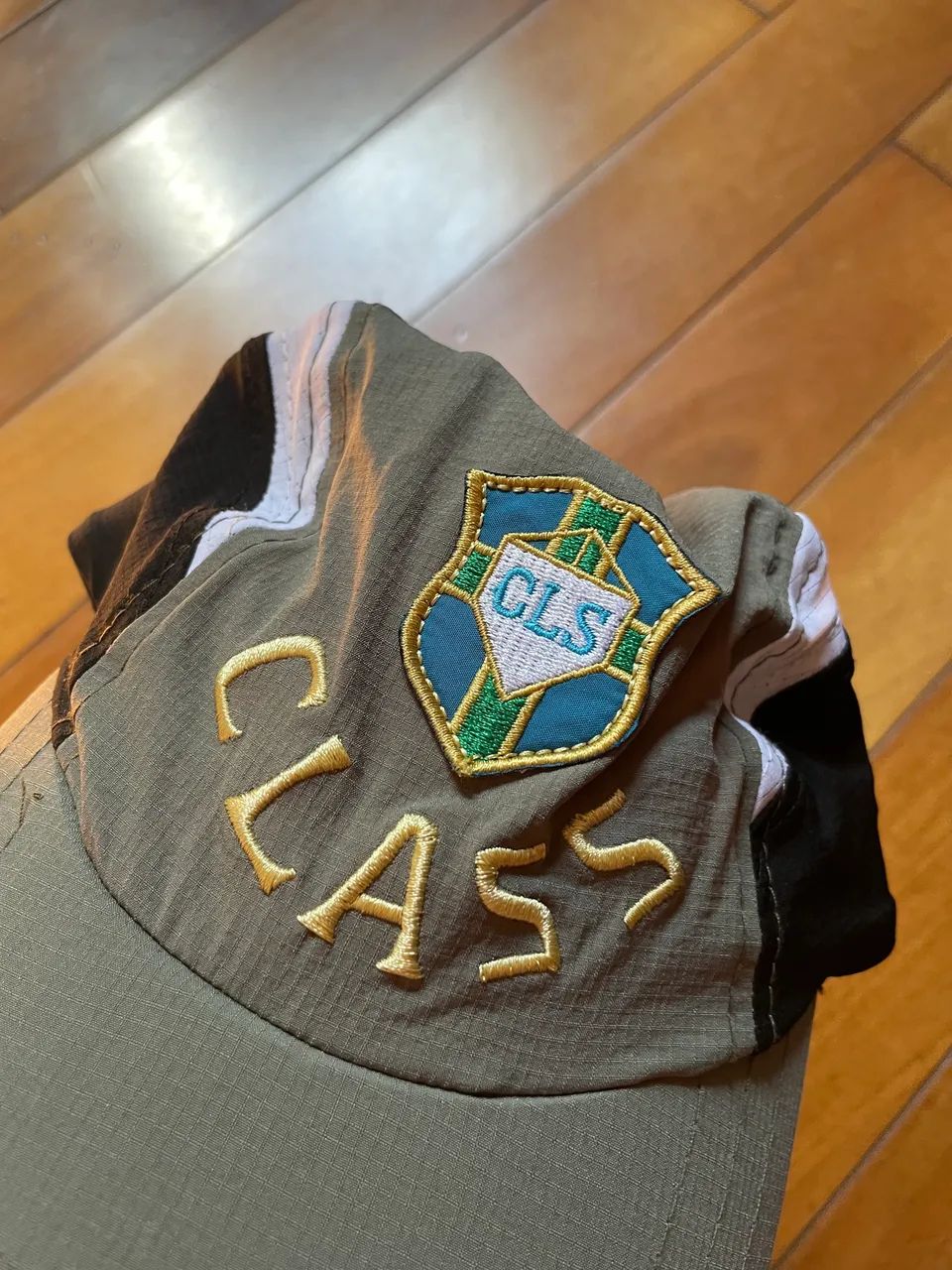 Boné Class 3 Panel Sport Hat Brasil Green/Black - Foto 4