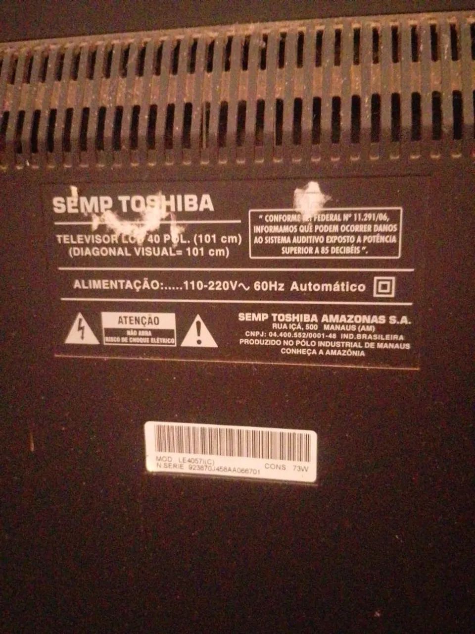 ? VENDO TV SEMP TOSHIBA LCD 40 POLEGADAS - Foto 4