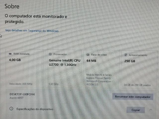 Vendo esse NoteBook funcionando perfeitamente. - Foto 4