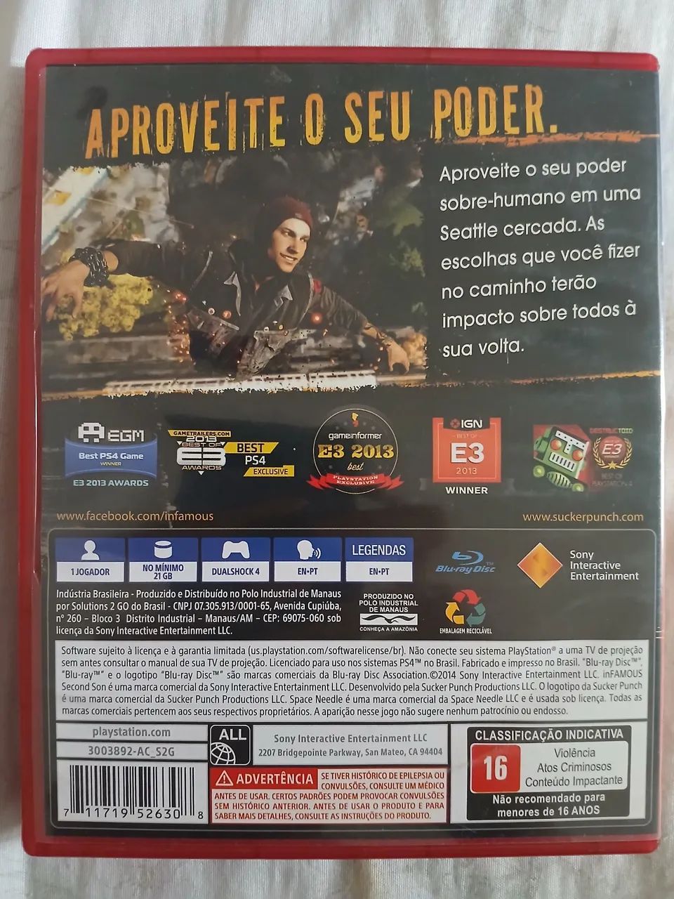 Jogo Infamous Second Son PS4 - Foto 2