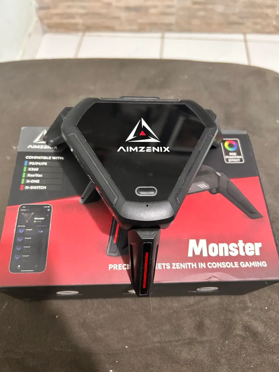 AIMZENIX Monster Adaptador Teclado e Mouse para PS5, Xbox e Switch - Foto 4