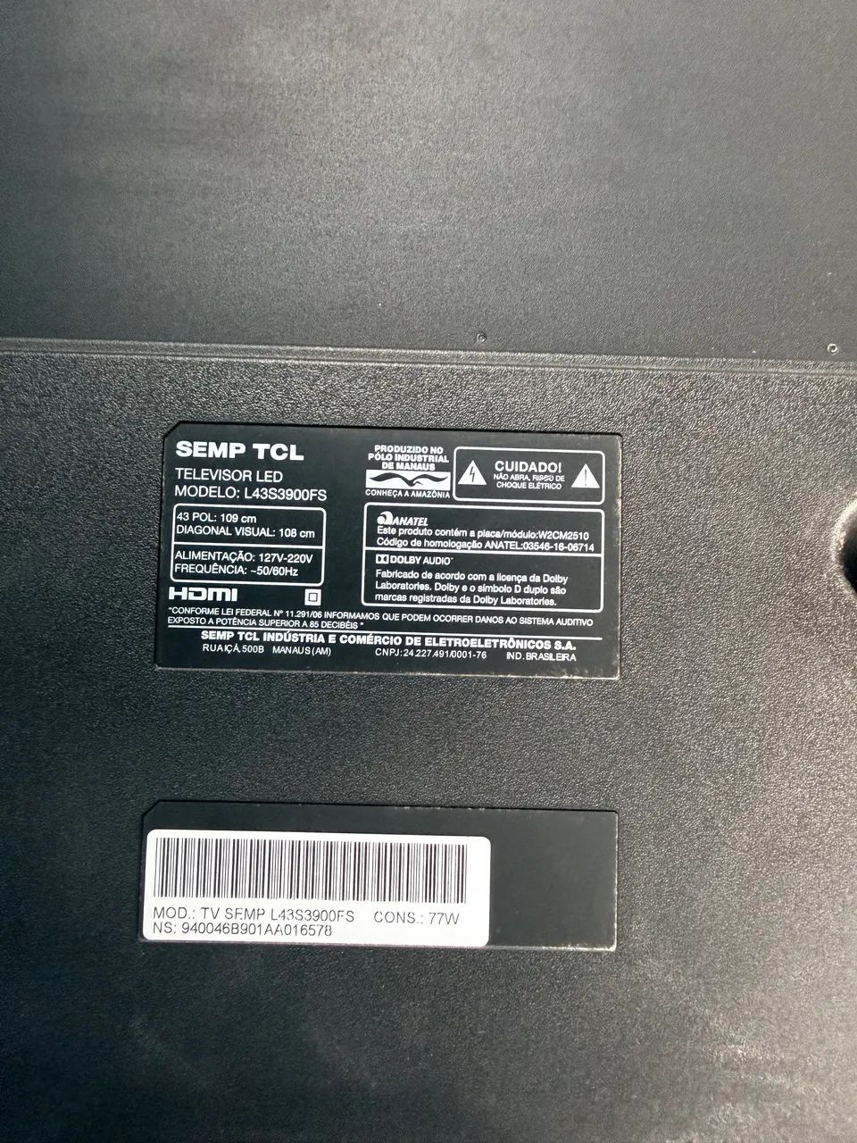 TV Semp Toshiba 43 LEIA - Foto 3
