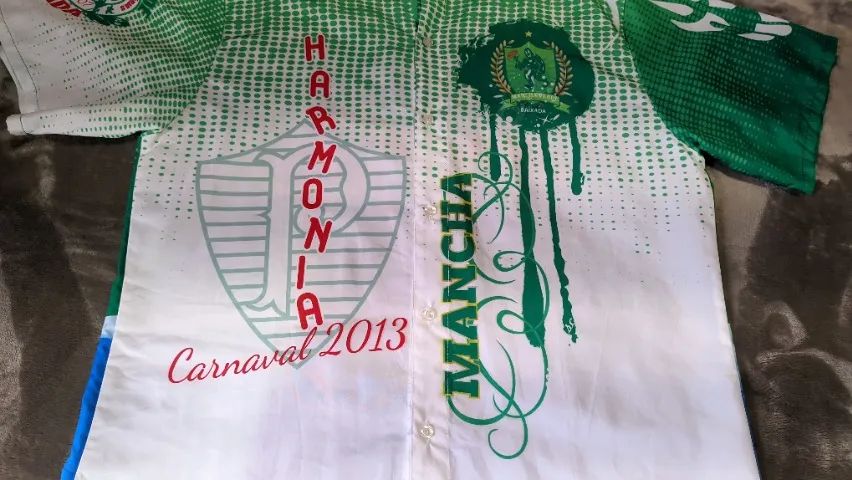 Camisa Harmonia Escola De Samba Mancha Verde Carnaval 2013 - Foto 2