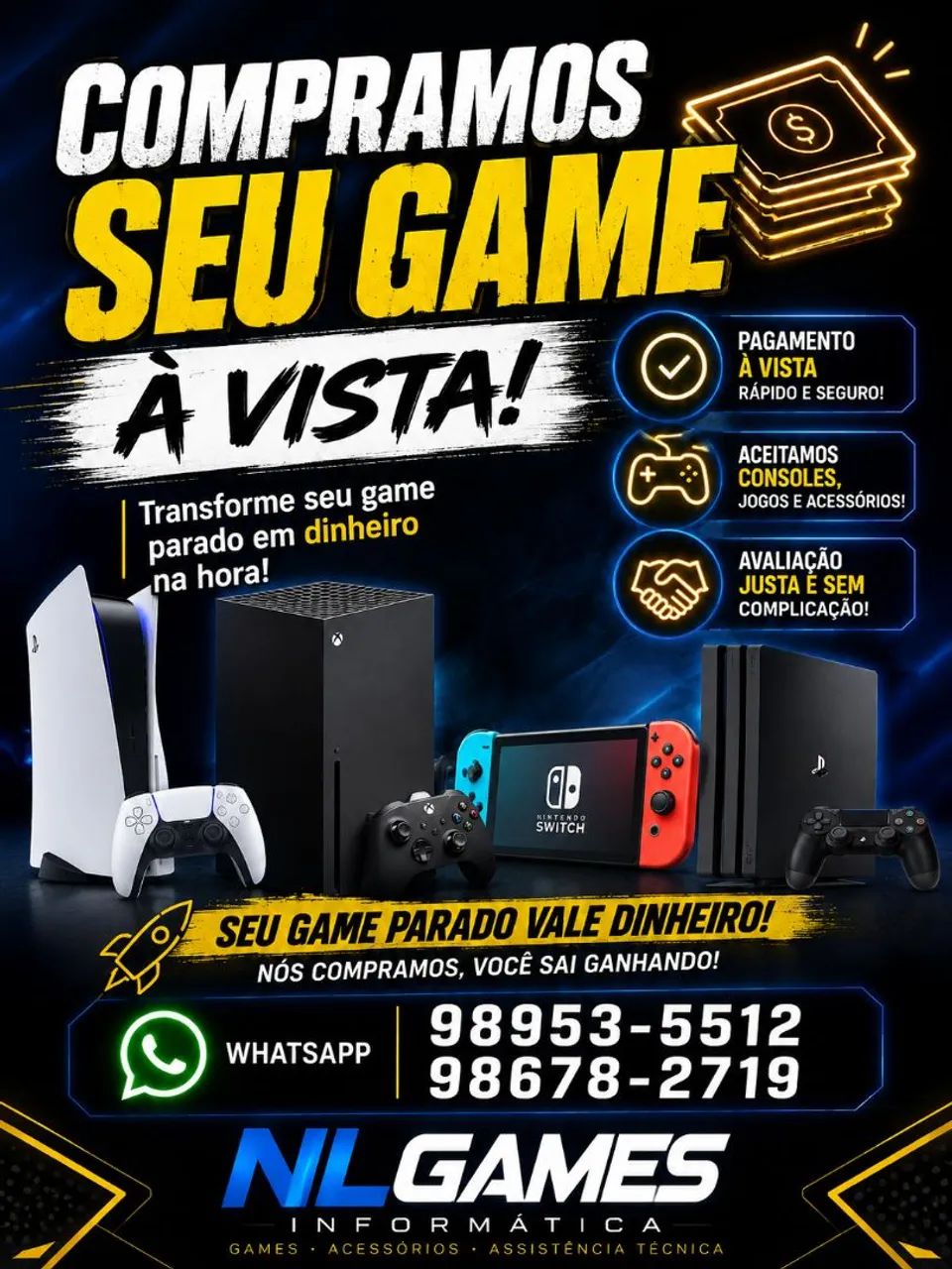 Consoles e na nlgames 