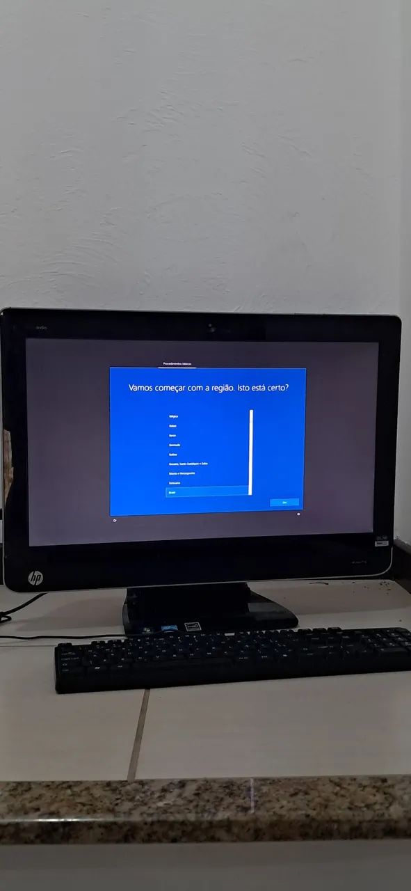 Computador HP Omni220 PC em bom estado -- Com teclado incluso - Foto 2