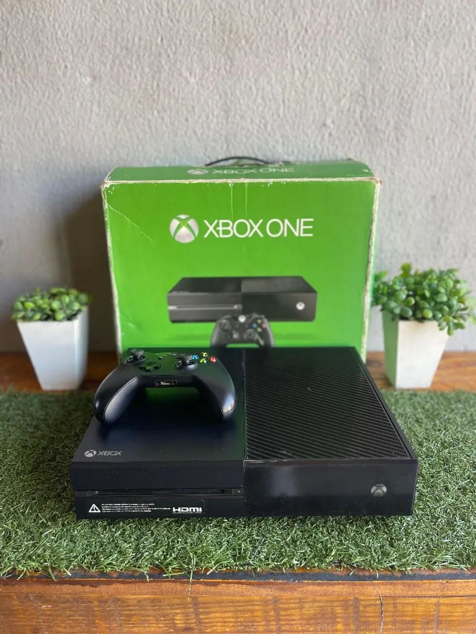 Xbox one com caixa