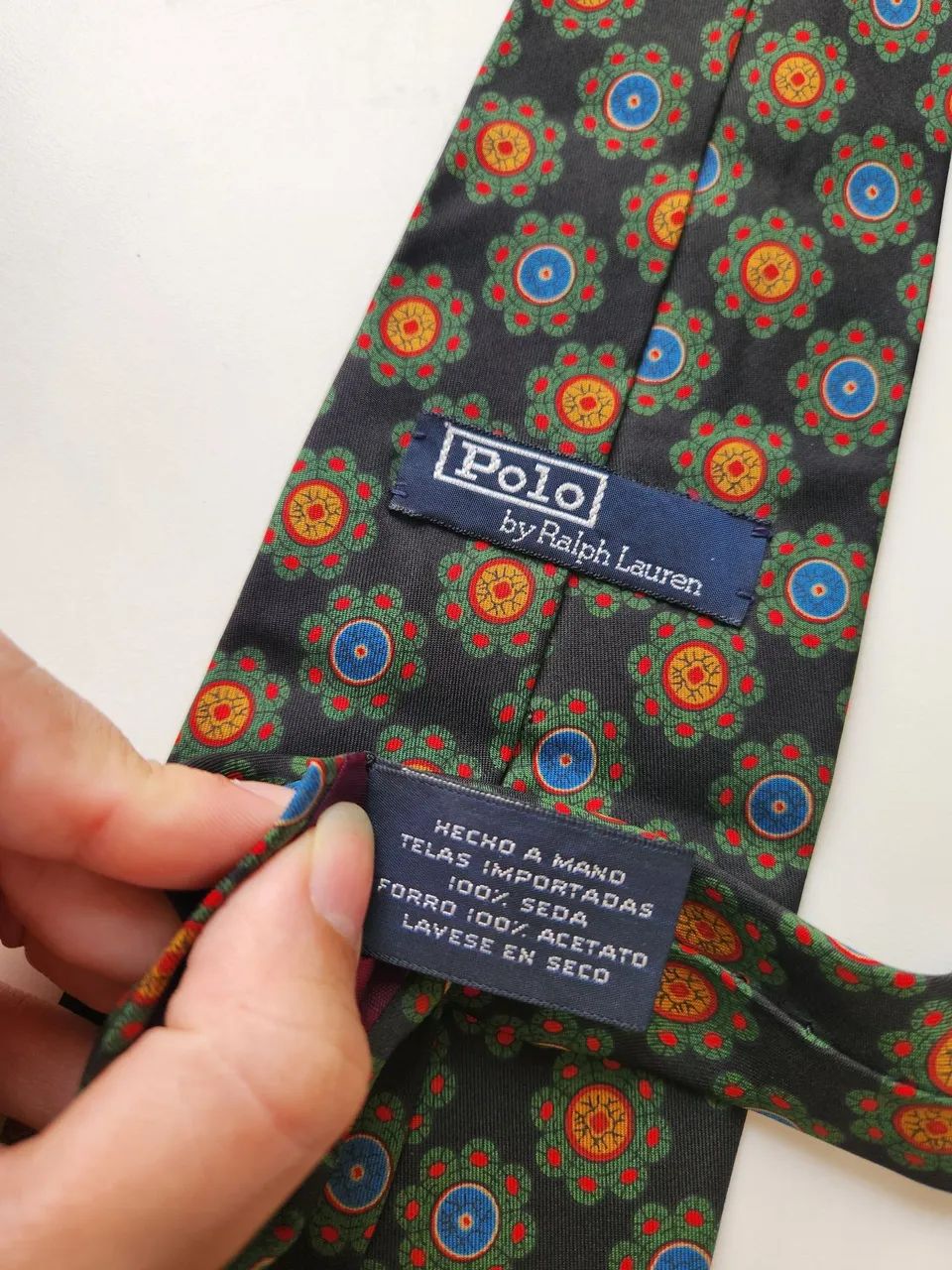 gravata de seda Polo Ralph Lauren XL - Foto 5