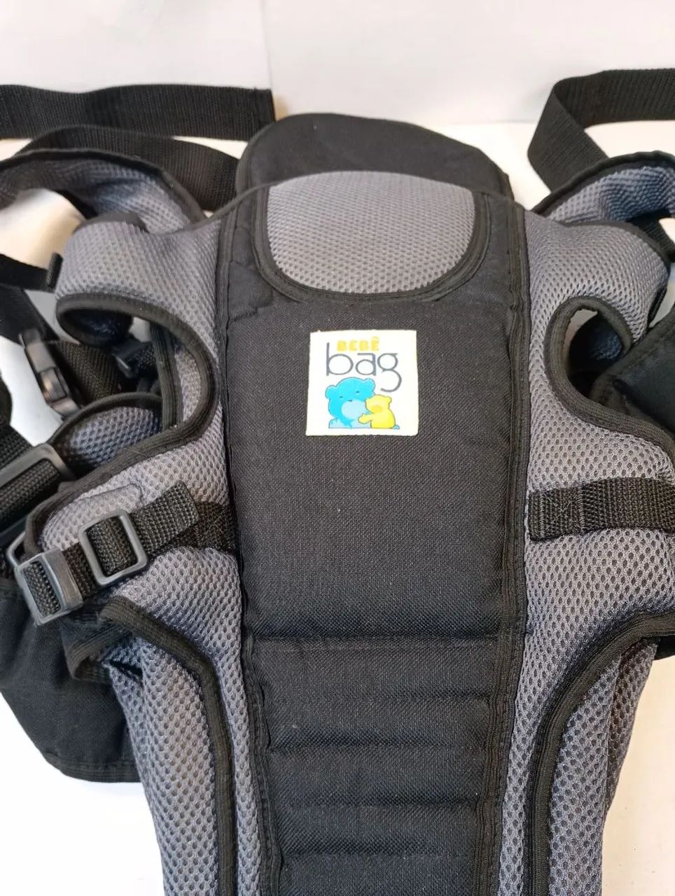 Canguru para Bebê Bag - Preto - Ajustável - Ótimo Estado - Foto 4
