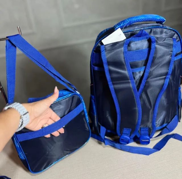 Kit 3 Peças Mochila Escolar - Astronauta - Foto 4