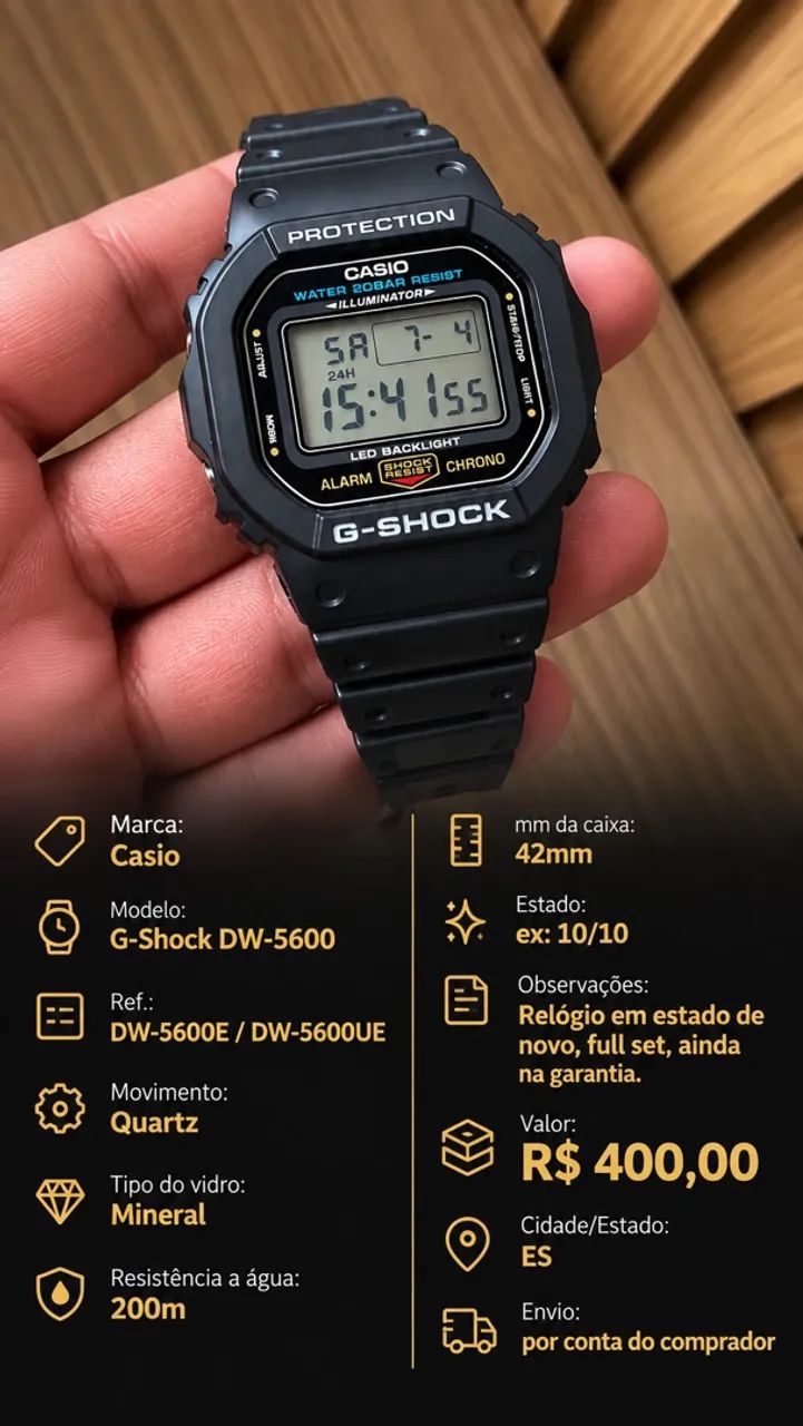 Relógio Casio Gshok  - Foto 2