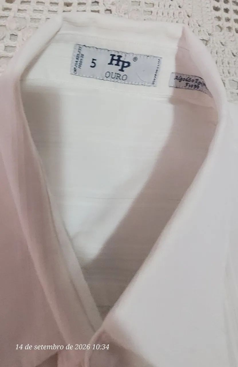 Camisa HP 100% algodão fio egípcio  - Foto 4