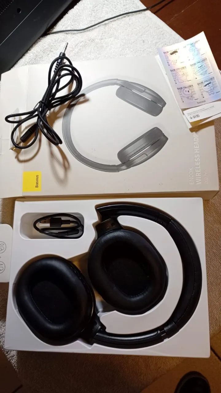 Fone de ouvido BASEUS D02 pro Wireless 40mm Full Range - Foto 3