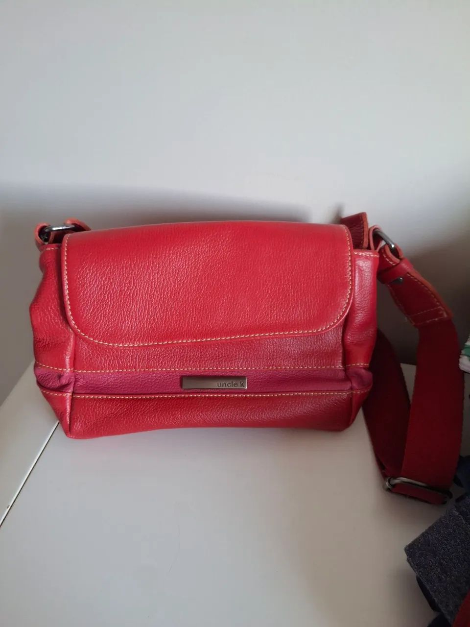 BOLSA Uncle k Couro original  - Foto 3