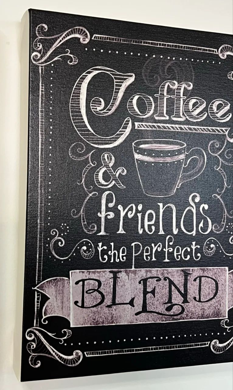 Quadro Decorativo: Café e amigos, a combinação perfeita - Foto 3