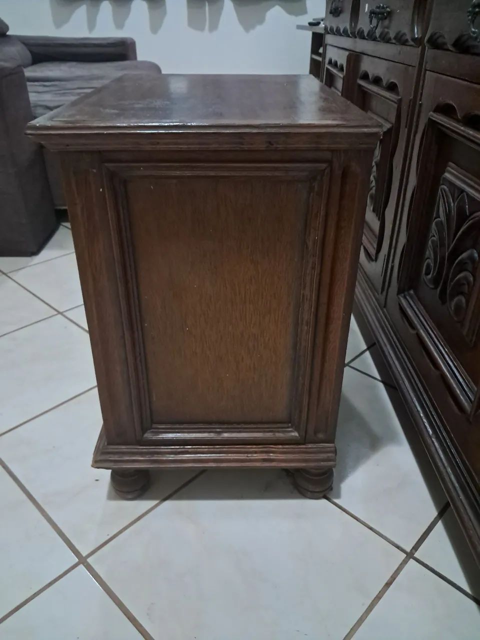 Mesa de cabeceira colonial - Foto 3