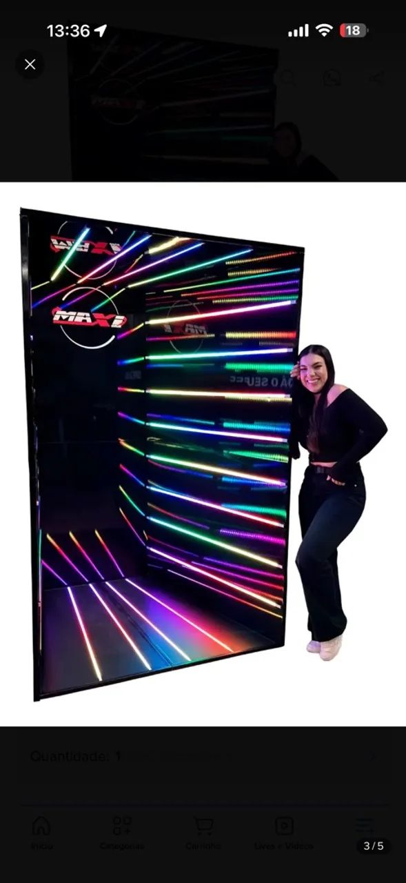 Vendo tunel de led infinito - Foto 3