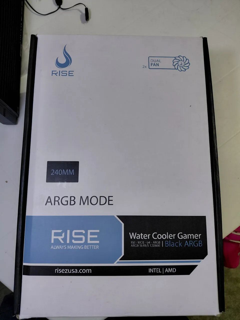 Water cooler rise mode Black argb - Foto 3