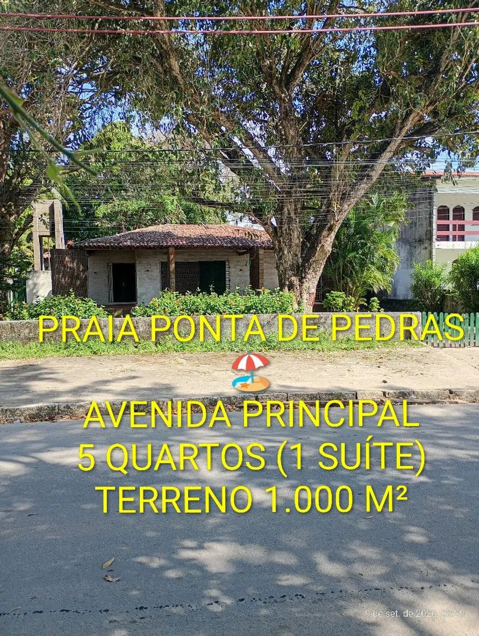 Praia de Ponta de Pedras. Avenida Principal 