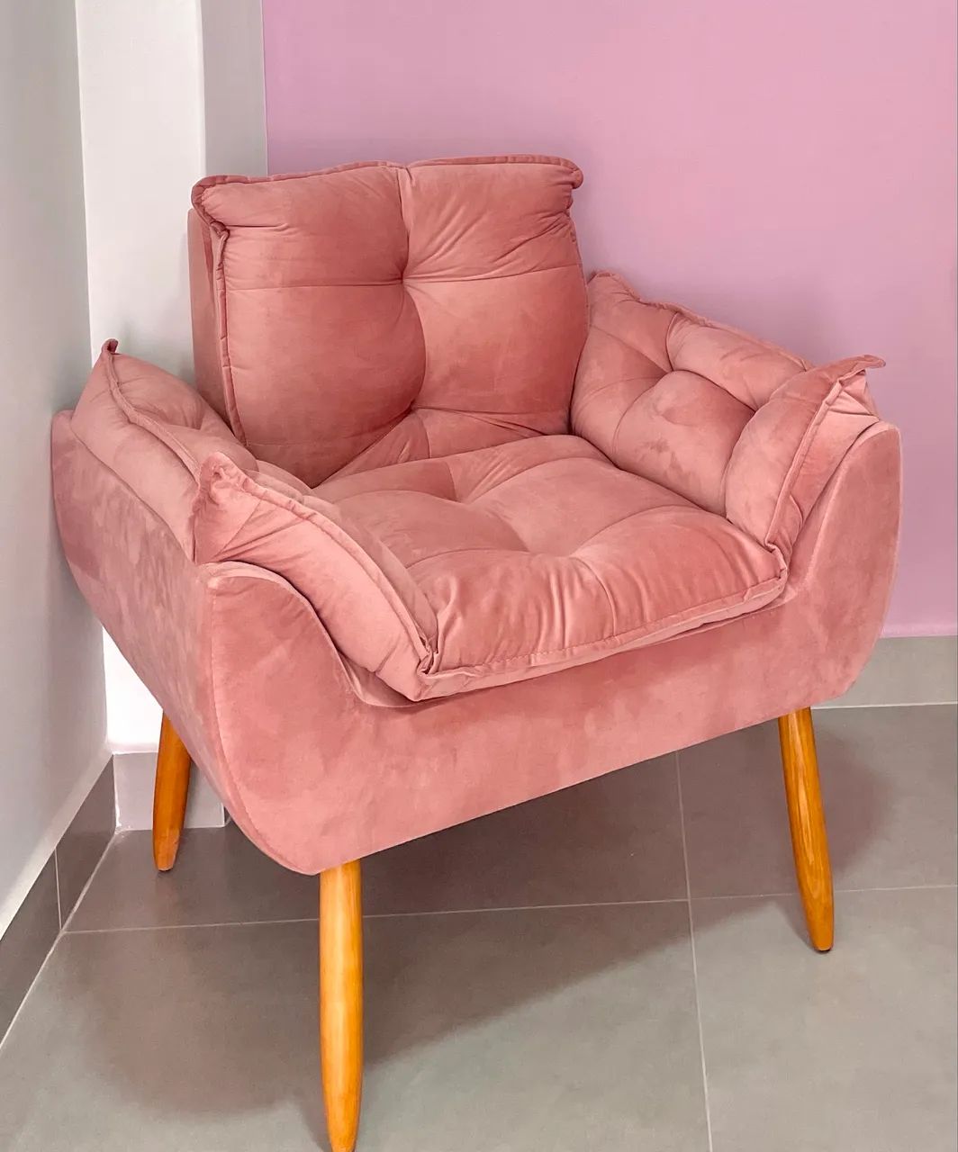 Poltrona rosa 