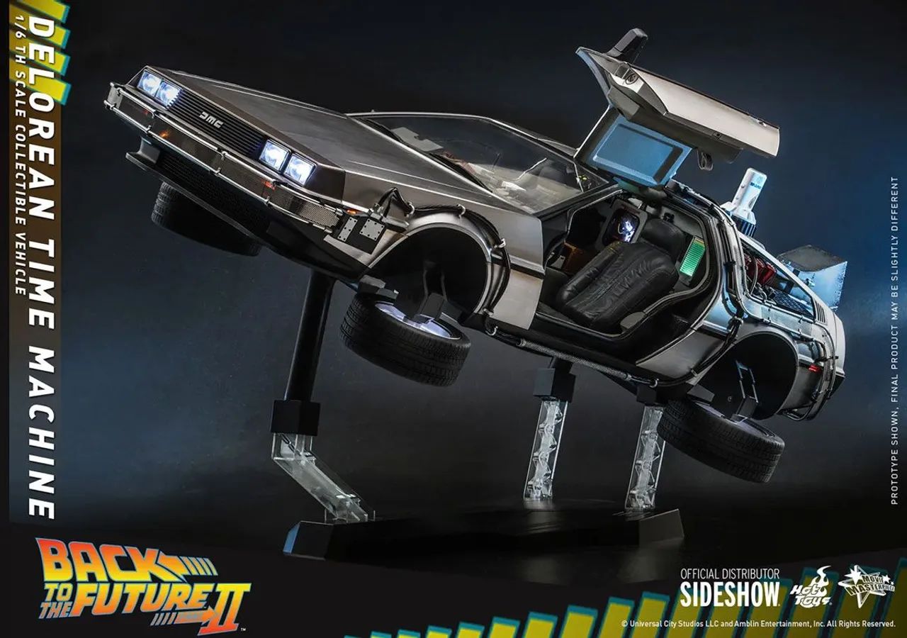 delorean hot toys escala 1/6 marty emmett
