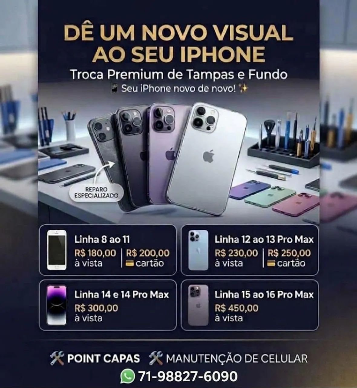 Manutenção de celular 