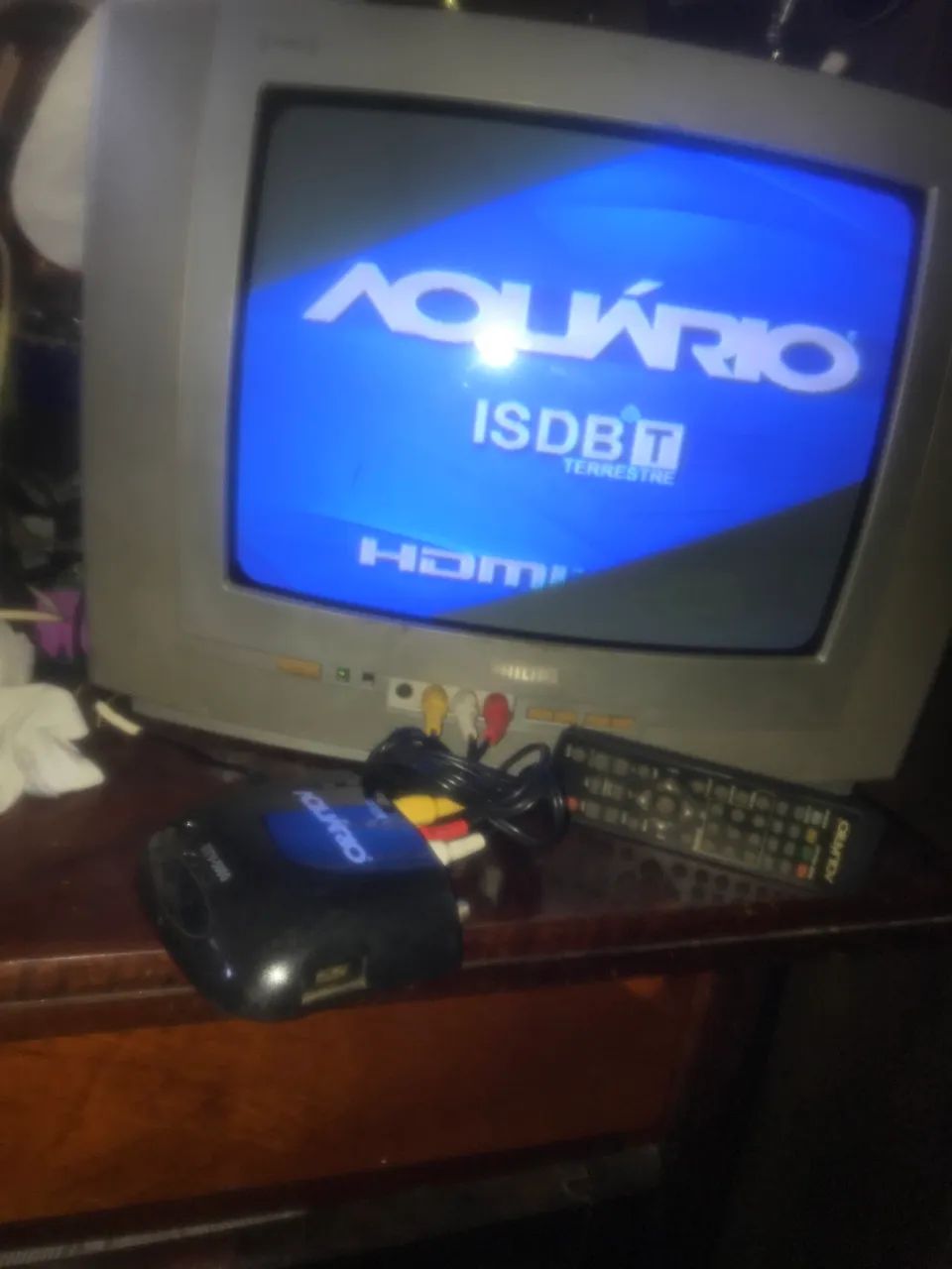 Tv 14 com conversor  - Foto 2