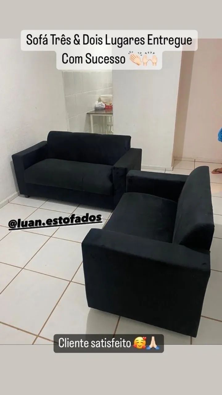 Sofá 3 e 2 Lugares novos e embalados disponível  - Foto 2