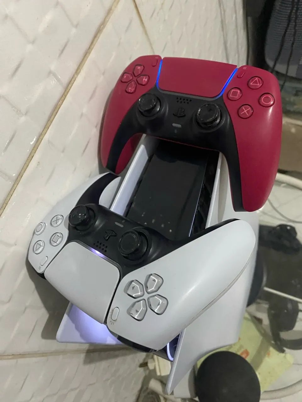 Super Ps5 com dois controles  e jogos  - Foto 2