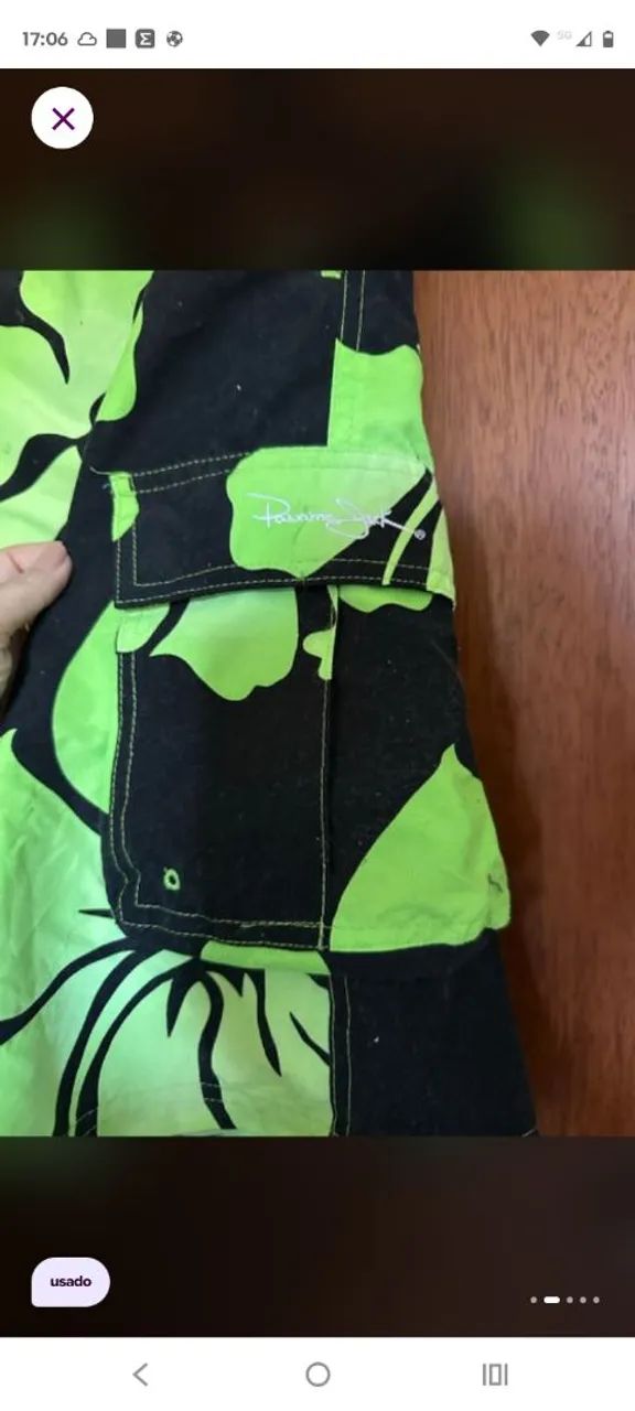 Short Tactel com elástico e ajuste na cintura  - Foto 3