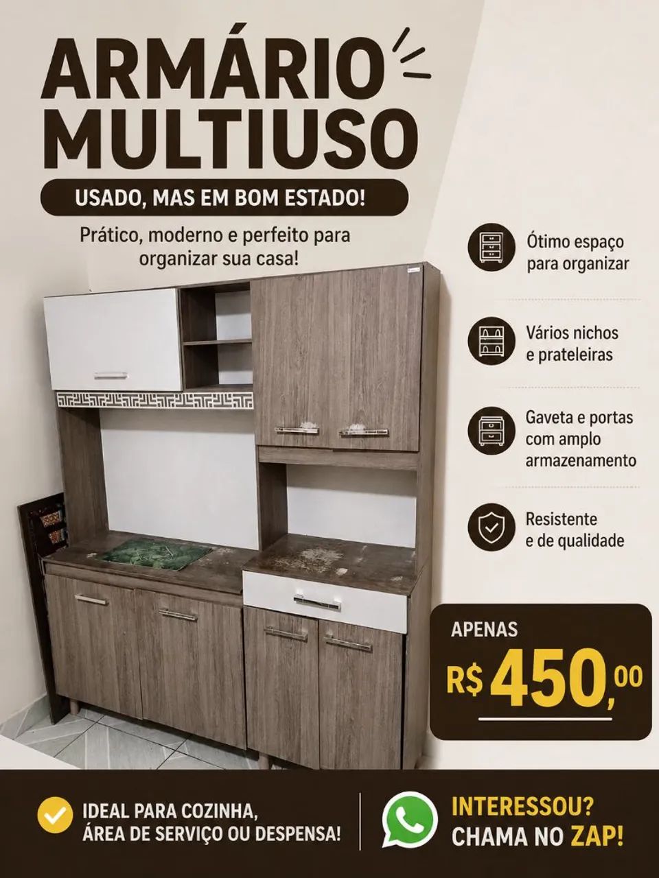 Armário de cozinha  - Foto 4