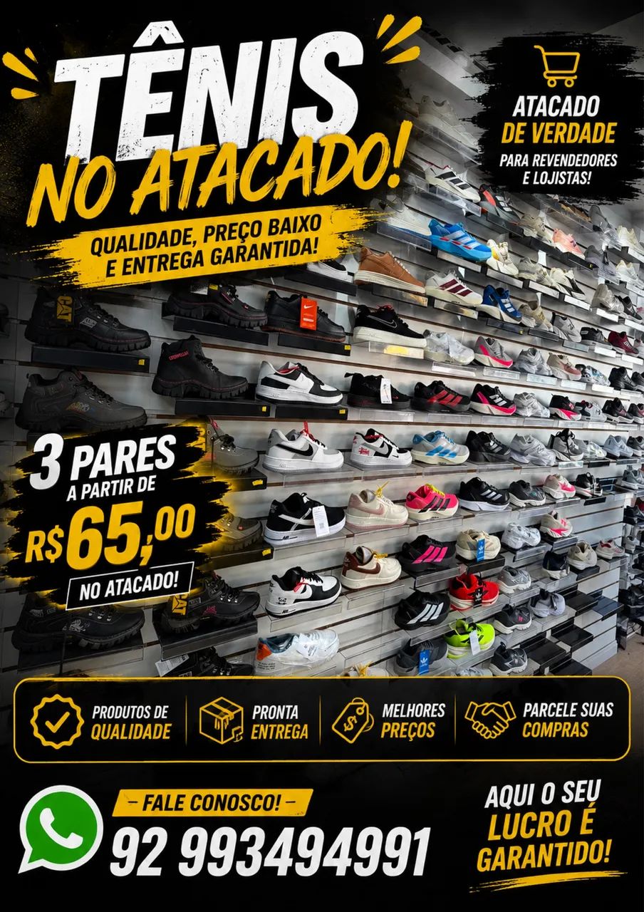 Tênis Nike adidas vans New balance Hugo Boss Lacoste 