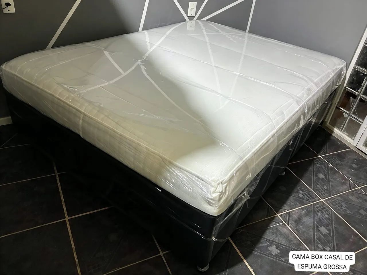 Cama Box Casal De Espuma Grossa  - Foto 3