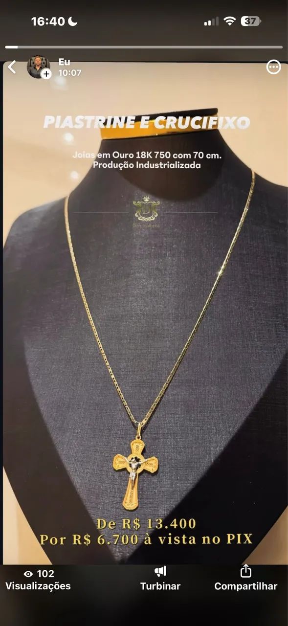 Joia em Ouro 18k - Foto 2
