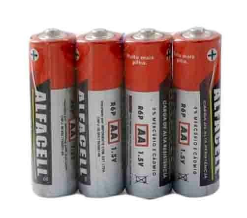 Tubo com 60 Pilhas Novas AA (Comum) ou AAA (Palito) 1,5V Alfacell - Foto 4