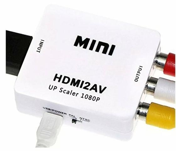 Conversor Adaptador Hdmi Para Rca AV Audio Video TV Box