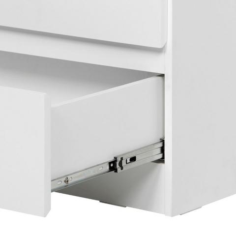 Criado mudo 3 gavetas, material em mdf, semi novo - Foto 4