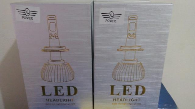 Super Led Gold Encaixe H7 7600 Lumens 6000K 12/24V Valor Unitário - Foto 2