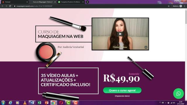 Curso de maquiagem na web