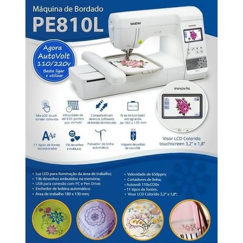 Máquina de Bordar Brother PE810L - Foto 3