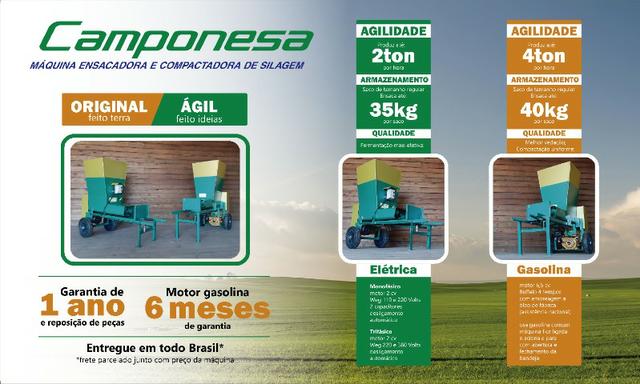Camponesa - Máquina ensacadora e compactadora de silagem - Foto 2