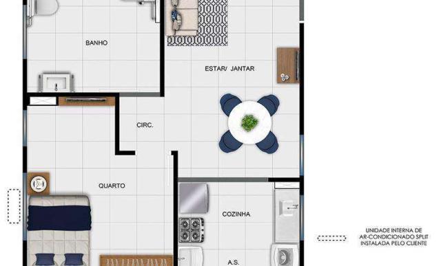Vila Bela - Bela Arte - Apartamento de 2 quartos em Valparaíso, GO - ID4021 - Foto 9