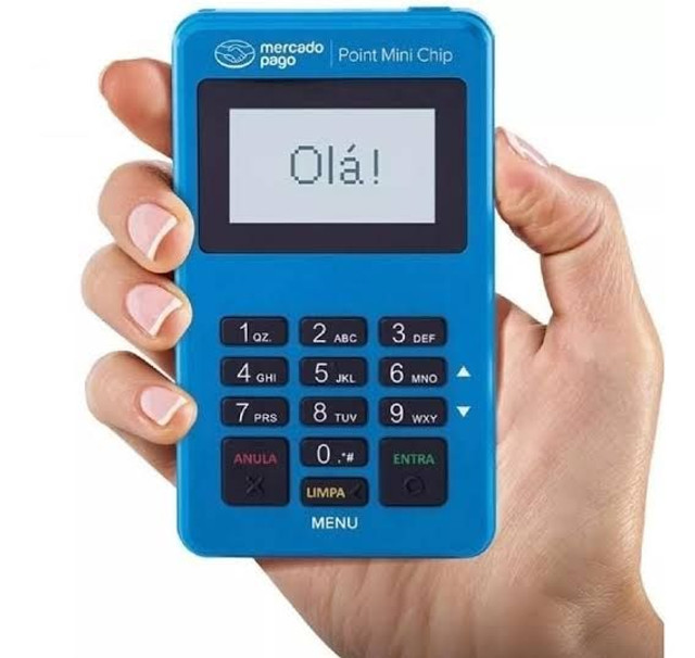 Maquininha de Cartão Point Mini Chip