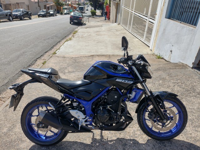 YAMAHA MT 03 ABS 2019 AZUL IMPECAVEL COM APENAS 20.000KM