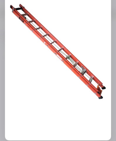 Escada extensiva 6,0M alumínio vermelha 
