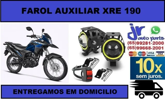 Par farol de milha xre 190 projetor
