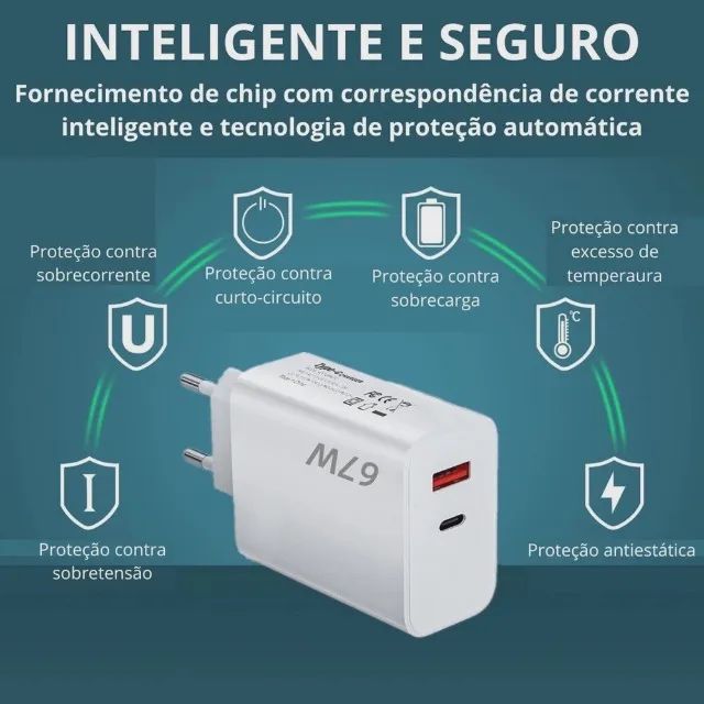 Fonte Carregador MI Pd Super Fast 67w - Compativel com Xiaomi, Redmi e Poco - Foto 4